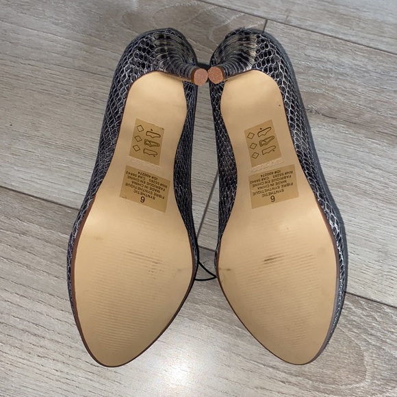 Express Snakeskin Heels - Picture 3 of 3